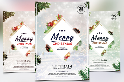 Merry Christmas - PSD Flyer Template