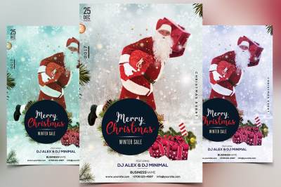 Merry Christmas 2017 - PSD Flyer