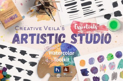Artistic Studio: Watercolor Toolkit