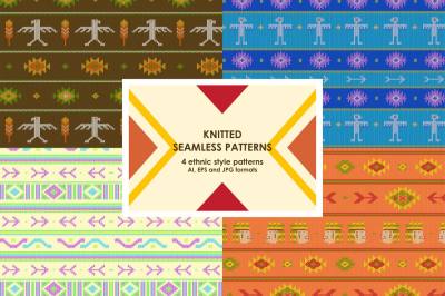 Knitted seamless patterns