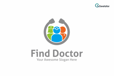 Find Doctor Logo Template