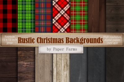 Rustic Christmas Backgrounds 