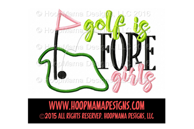Golf is fore girls