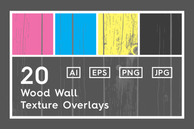 20 Wood Wall Texture Overlays
