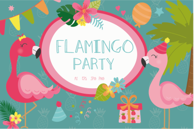 Flamingo party