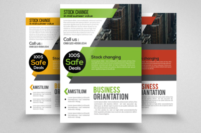 Small Business Intro Flyer Templates