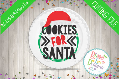 Cookies for santa SVG DXF EPS PNG JPEG