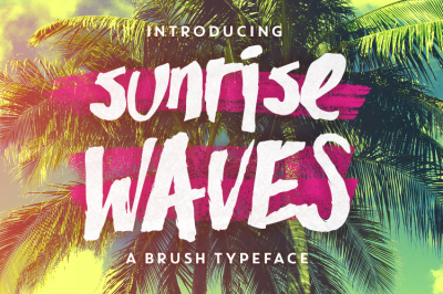 Sunrise Waves + Bonus PS Brushes