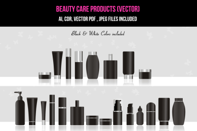 Beauty / Skin Care Products (vector)