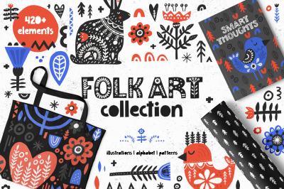 Folk Art Graphic Collection