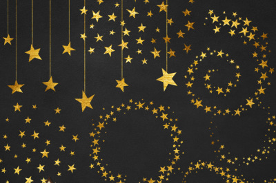 Gold Stars Clipart