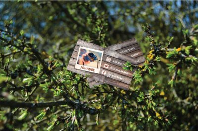 Business Card Mockup - Tree