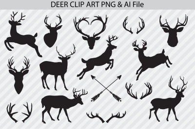 Deer Vectors & PNG Clip Art
