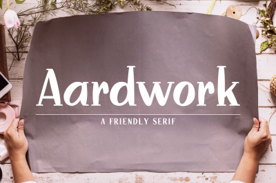 Aardwork - A Friendly Serif