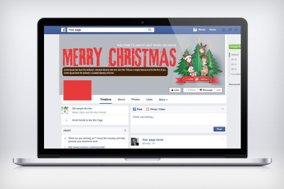 Christmas Timeline Cover Templates