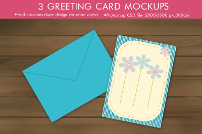 Minimal Greeting Card Mockup