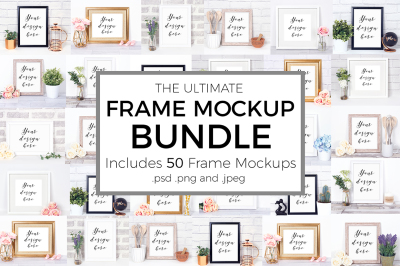 Ultimate Frame Mockup Bundle