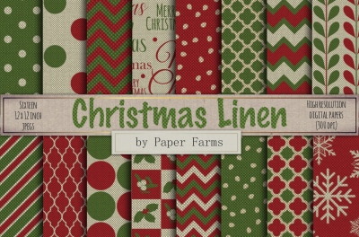 Christmas linen backgrounds 