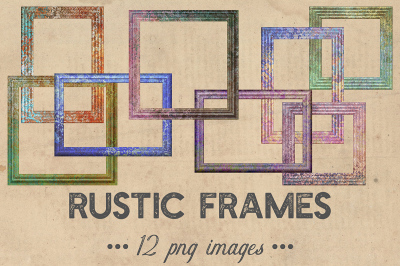 Rustic Frames Clipart