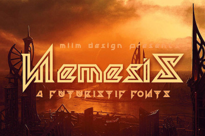 Nemesis - Futuristic Font