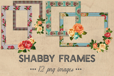 Shabby Frames Clipart