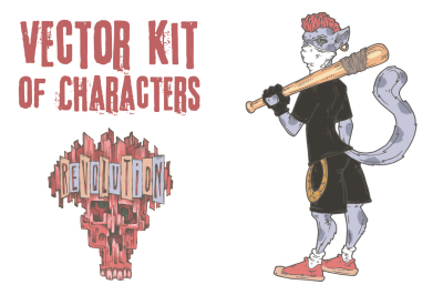 Vector Kit of Characters