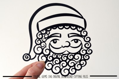 Santa paper cut SVG / DXF / EPS files