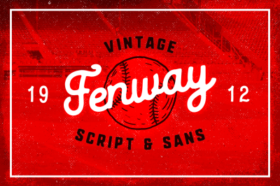 Fenway • Script & Sans + Bonus