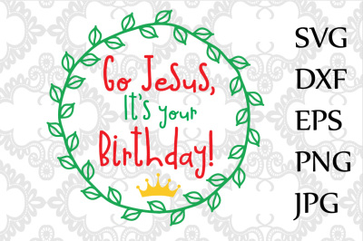 Jesus Birthday SVG