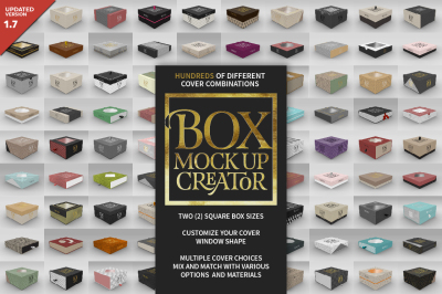Box Mock Up Creator Square Edition