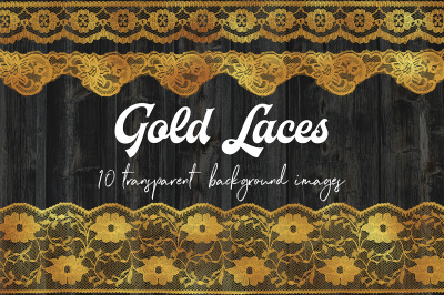 Gold Lace Borders Clipart