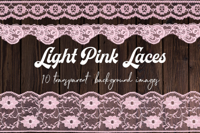 Light Pink Lace Borders