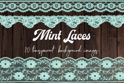 Shabby Chic Mint Laces