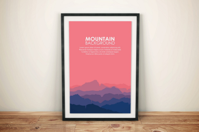 Mountain Landscape (eps+psd+jpg)