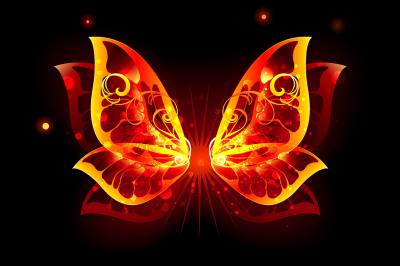 Fire Wings of Butterfly