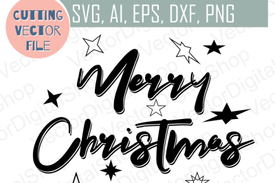 Merry Christmas SVG, Christmas vector