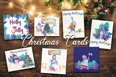 Christmas greeting cards