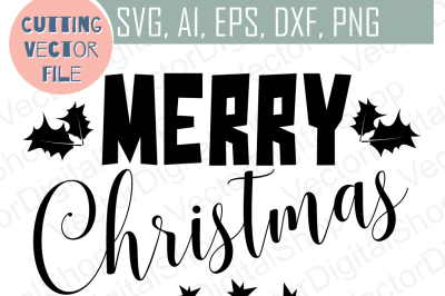 Christmas vector, Merry Christmas SVG