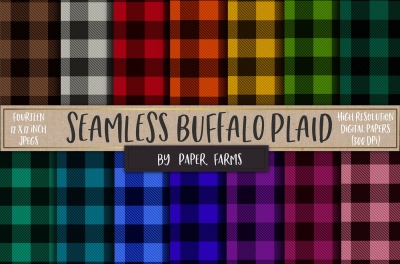 Seamless Buffalo Plaid