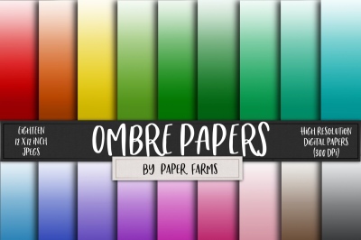 Ombre backgrounds 
