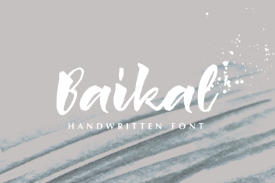 Baikal Handwritten Font with bonus