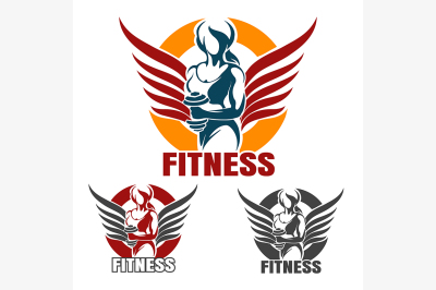 Fitness Emblem set