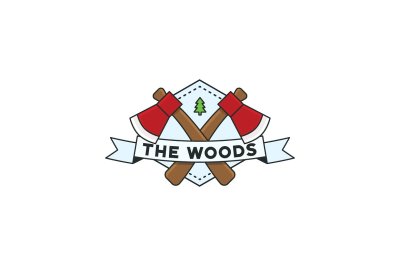 The Woods - Badge