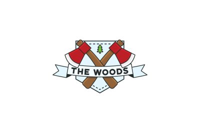 The Woods - Shield Badge