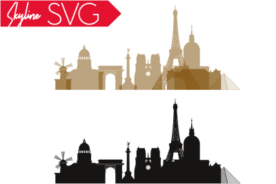Paris SVG, France Vector, silhouette, Svg
