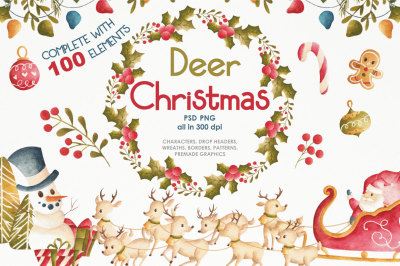 Deer Christmas
