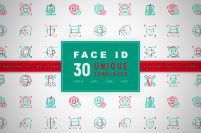 Face ID Icons Set | Concept