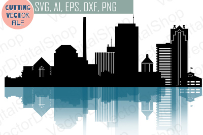 Birmingham SVG, Alabama City Vector Skyline