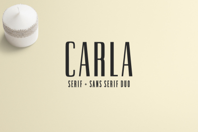 Carla Duo 8 Font Family Pack