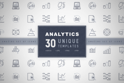 Analytics Icons Set | Concept